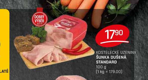 ŠUNKA DUŠENÁ STANDARD 100 g 