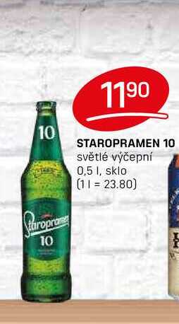 STAROPRAMEN 10 světlé výčepní 0,5l
