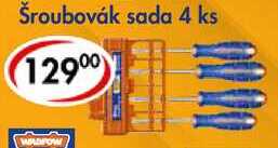 Šroubovák sada 4 ks 