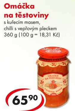 Omáčka na těstoviny, 360 g