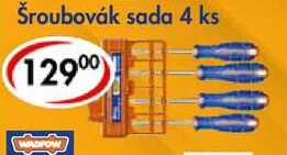 Šroubovák sada 4 ks