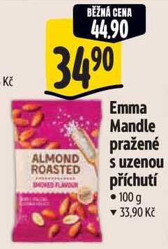 Emma Mandle pražené s uzenou příchutí, 100 g 