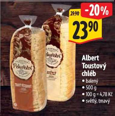 Albert Toustový chléb, 500 g