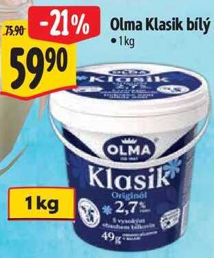 Olma Klasik bílý, 1 kg