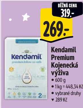 Kendamil Premium Kojenecká výživa, 600 g 
