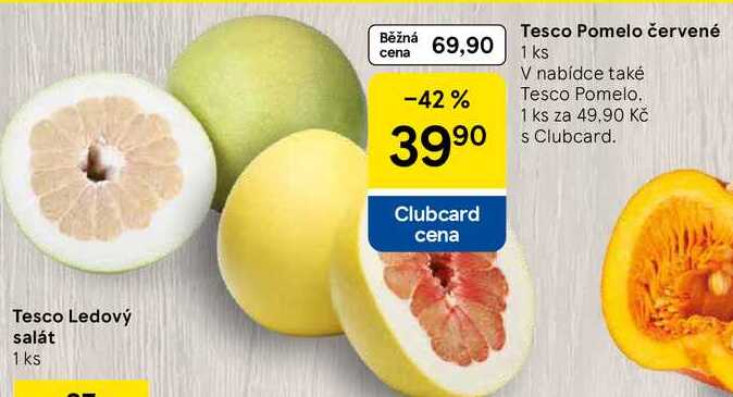 Tesco Pomelo červené, 1 ks 
