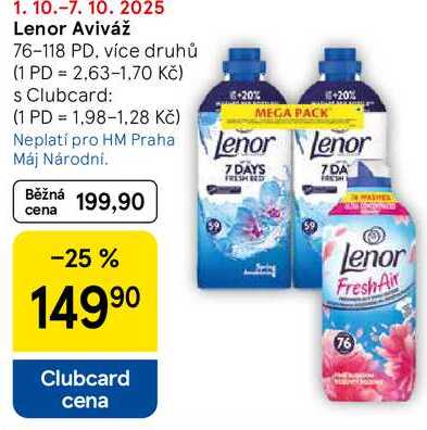 Lenor Aviváž, 76-118 PD 
