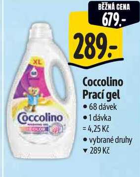 Coccolino Prací gel, 68 dávek 