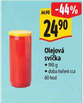 Olejová svíčka