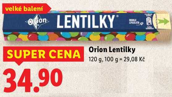 Orion Lentilky, 120 g
