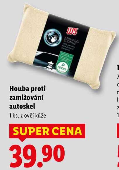Houba proti zamlžování autoskel 
