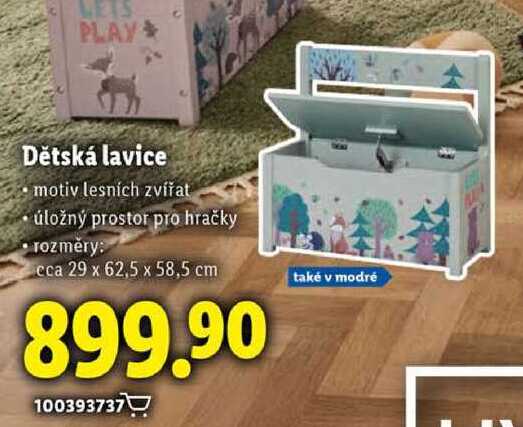 Dětská lavice 