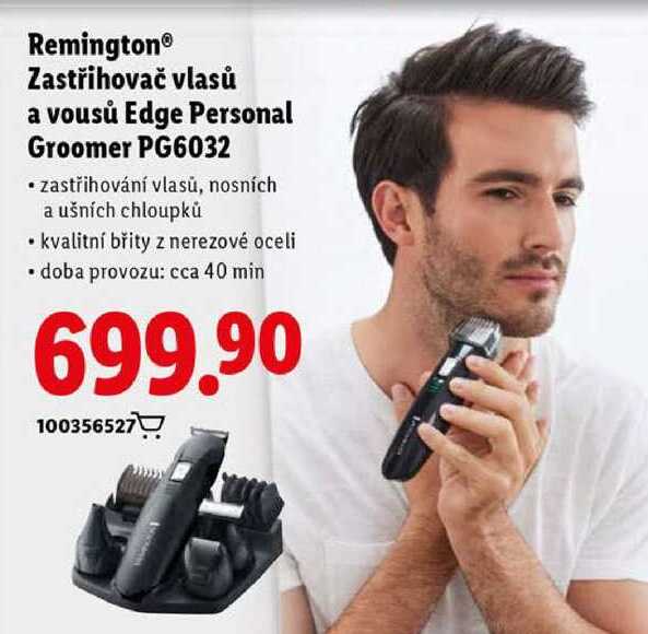 Remington Zastřihovač vlasů a vousů Edge Personal Groomer PG6032 
