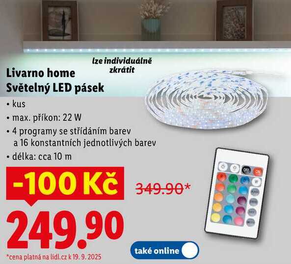 Livarno home Světelný LED pásek 