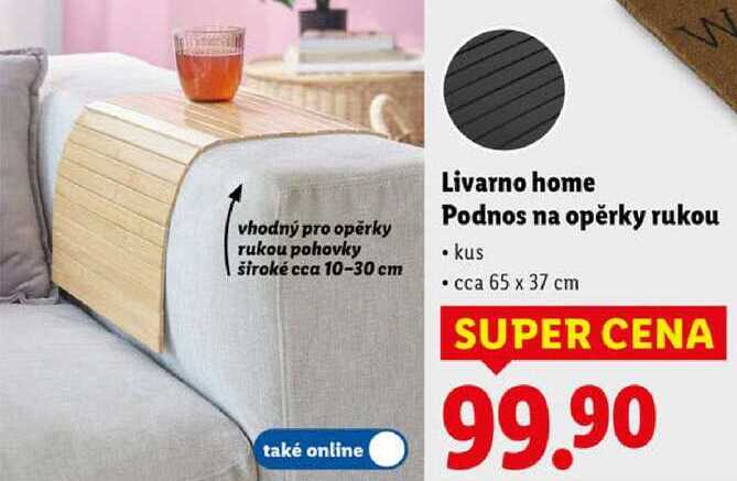 Livarno home Podnos na opěrky rukou