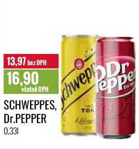 SCHWEPPES, Dr.PEPPER 0,33l