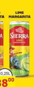 SIERRA MARGARITA LIME 0,25l míchaný drink, plech