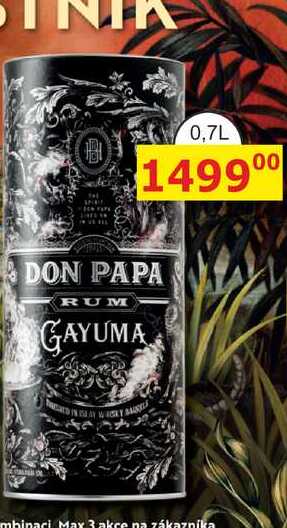Don Papa Gayuma 0,7l 40% GB