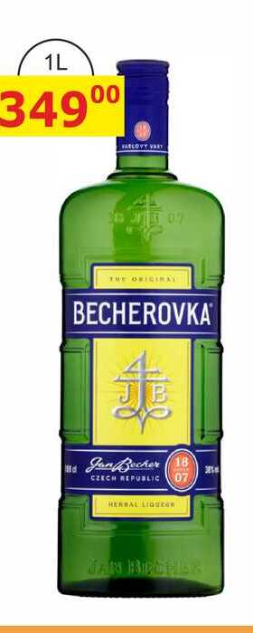 Becherovka Original Bylinný likér 1L