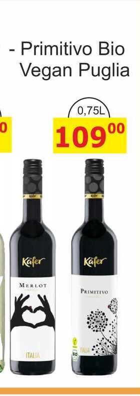 KREFER Primitivo Bio Vegan Puglia 0,75L 