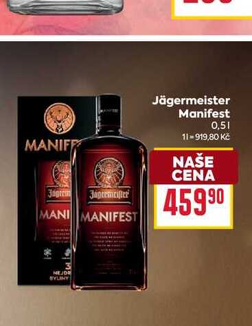 Jägermeister Manifest 0,5l