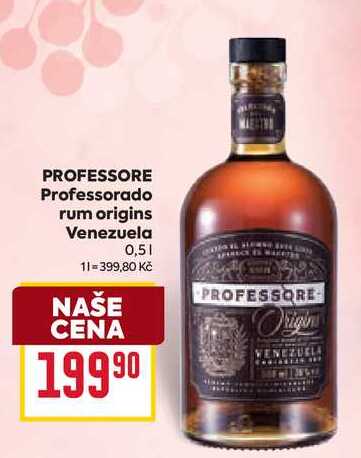 PROFESSORE Professorado rum origins Venezuela 0,5l