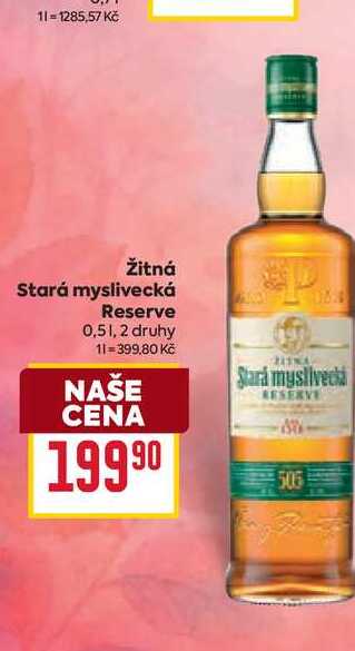 Žitná Stará myslivecká Reserve 0,5l