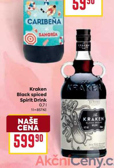 Kraken Black spiced Spirit Drink 0,7l