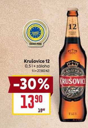 Krušovice 12 0,5l