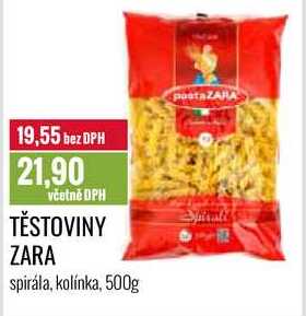 TĚSTOVINY ZARA 500g 