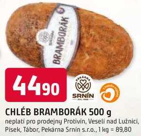 CHLÉB BRAMBORÁK 500 g