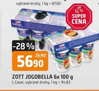 ZOTT JOGOBELLA 6x 100 g L.Casei