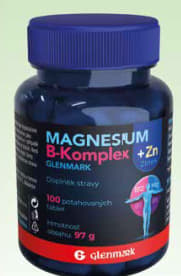 MAGNESIUM B-KOMPLEX + ZINEK GLENMARK 100 tablet