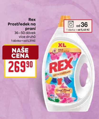 Rex Prostředek na praní 36-50 dávek 