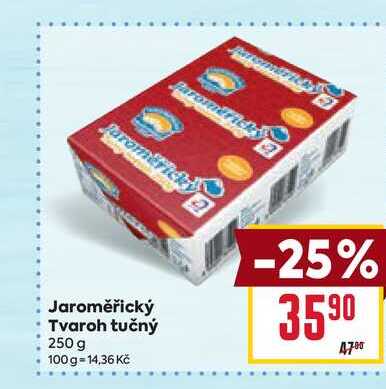 Jaroměřický Tvaroh tučný 250 g 