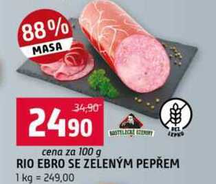 RIO EBRO SE ZELENÝM PEPŘEM 100 g