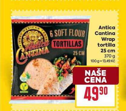 Antica Cantina Wrap tortilla 25 cm 370 g 