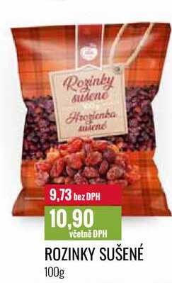 ROZINKY SUŠENÉ 100g 