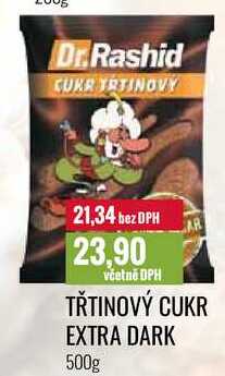 TŘTINOVÝ CUKR EXTRA DARK 500g 