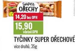TYČINKY SUPER OŘECHOVÉ 35g 