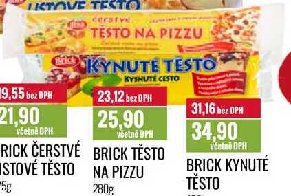 BRICK TĚSTO NA PIZZU 280g 