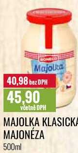 MAJOLKA KLASICKÁ MAJONÉZA 500ml 