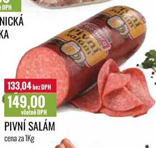 PIVNÍ SALÁM cena za 1Kg