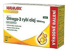 Walmark® Omega-3 FORTE rybí olej 1000 mg 120 + 60 tobolek