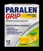 PARALEN GRIP® horký nápoj citrón 12 sáčků