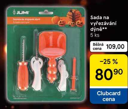 Sada na vyřezávání dýně, 5 ks 