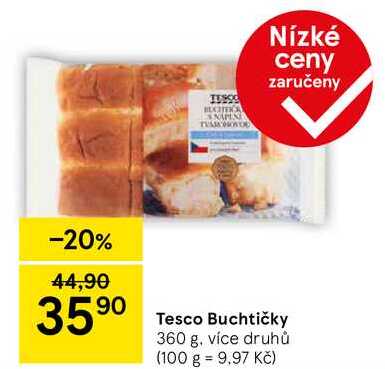 Tesco Buchtičky, 360 g, více druhů 