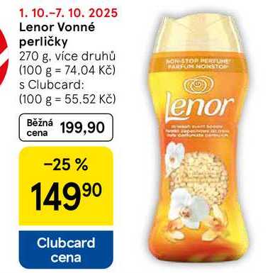 Lenor Vonné perličky, 270 g, více druhů 