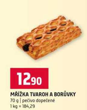 MŘÍŽKA TVAROH A BORŮVKY 70 g