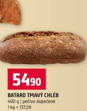 BATARD TMAVÝ CHLÉB 400 g